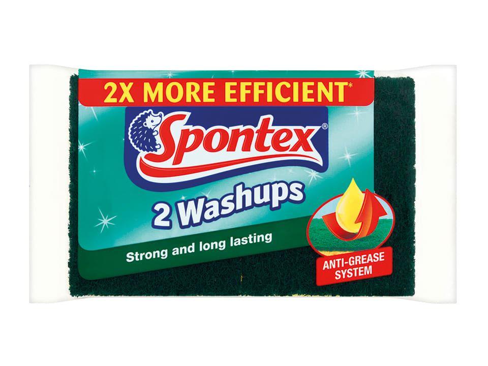 Spontex - Washups Sponge Scourer | Scourers At Snape & Sons